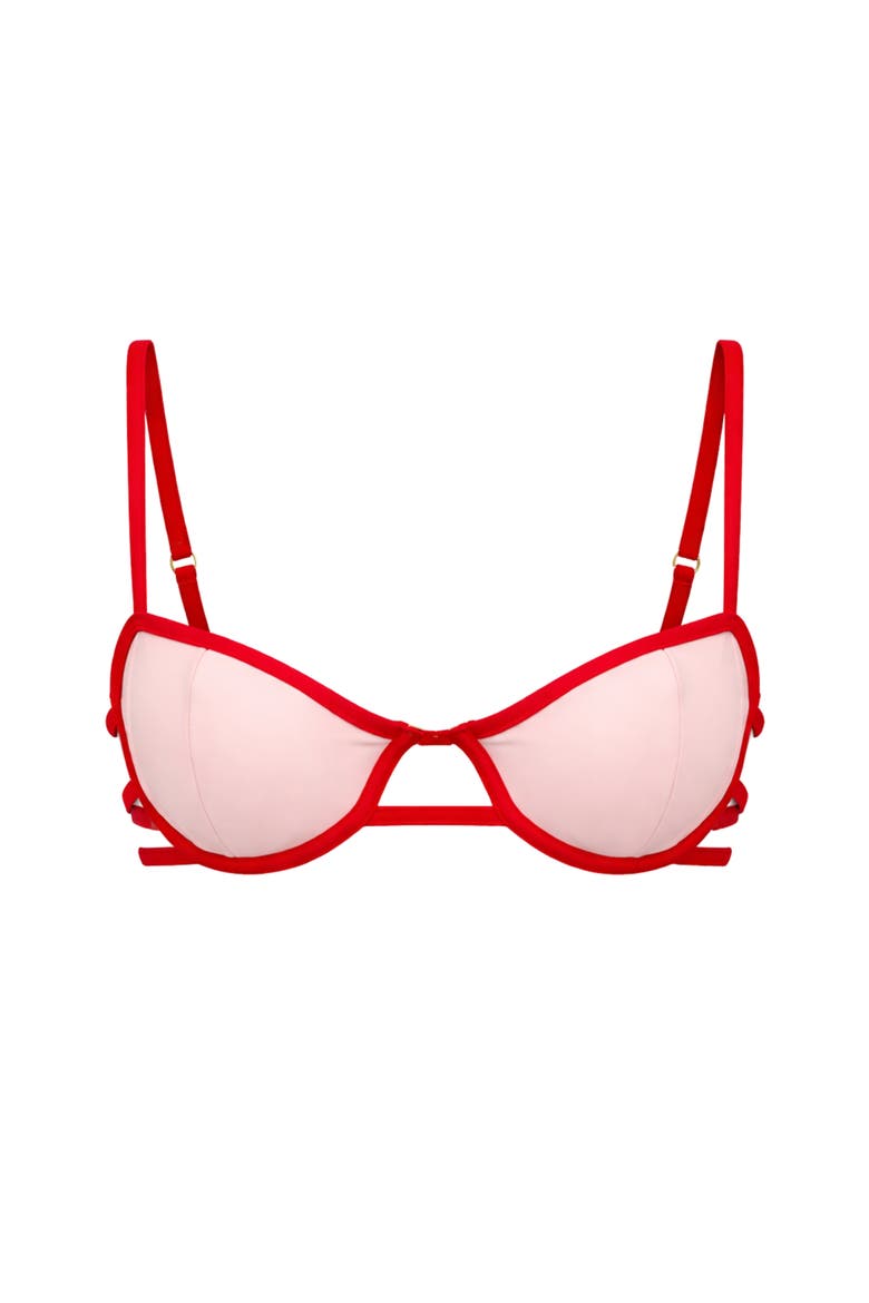 Brooke Bikini Top, Main, color, Pink