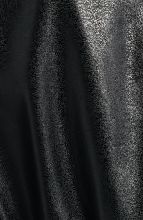 Elie Tahari The Aliza Faux Leather Jacket In Black