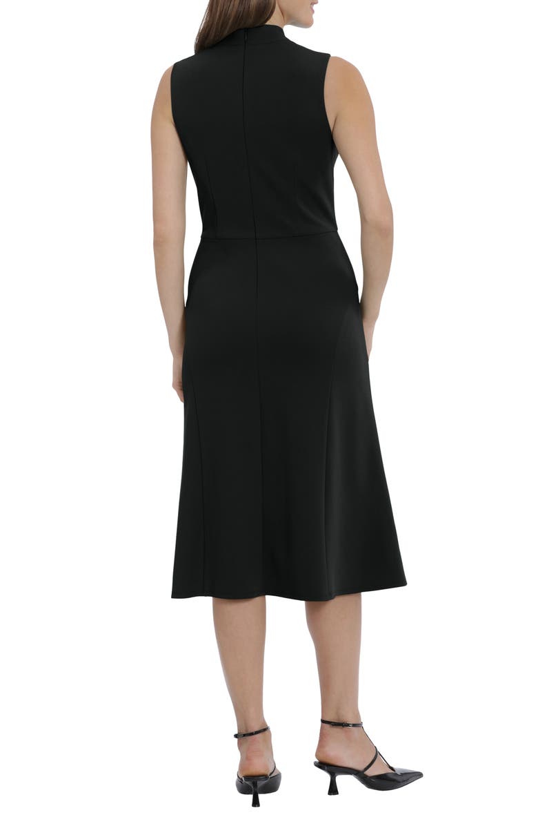 Maggy London Sleeveless Mock Neck Midi Dress, Alternate, color, 