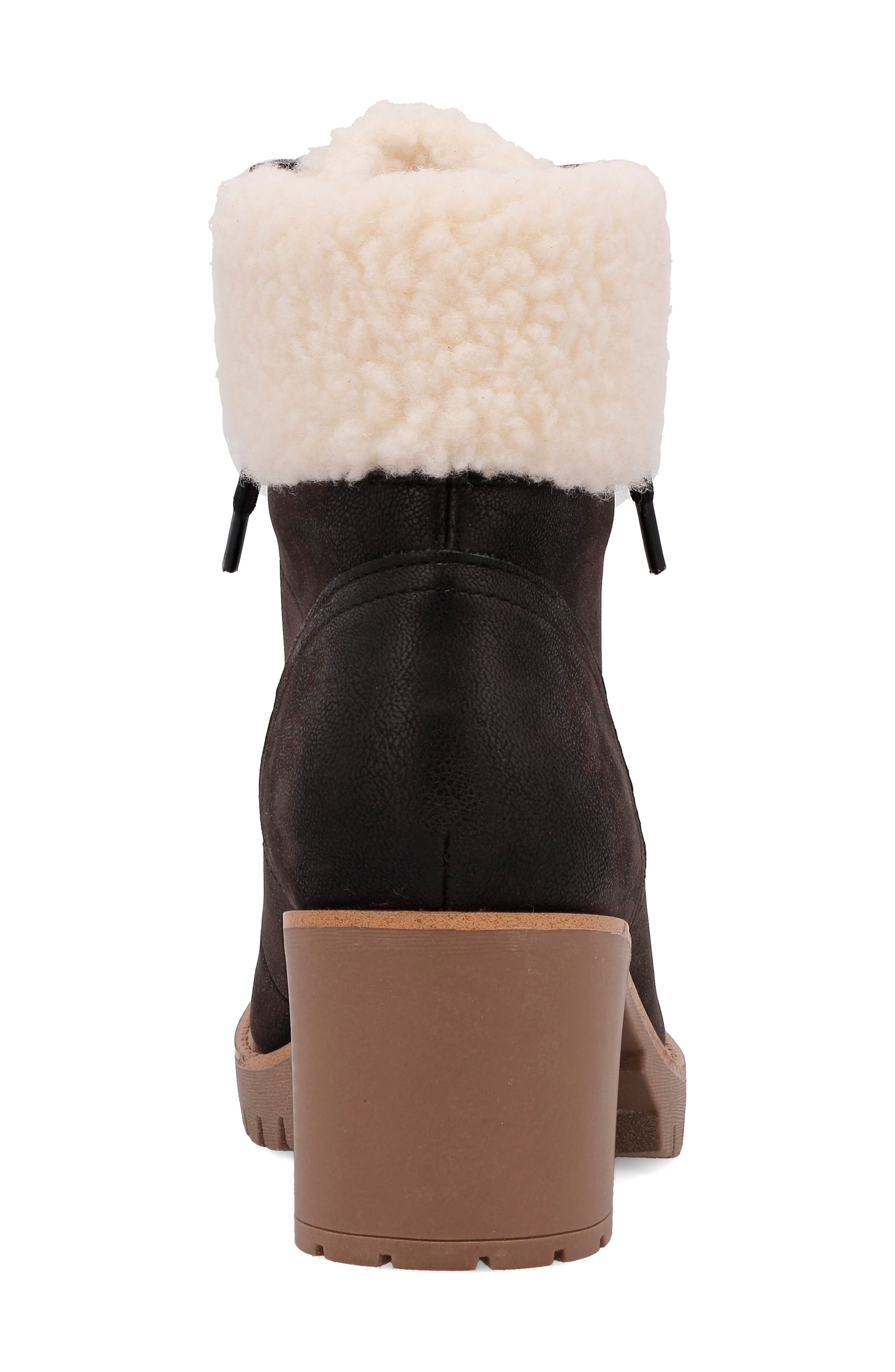 MIA AMORE Blaake Faux Shearling Lug Boot - Wide Width, Alternate, color, 