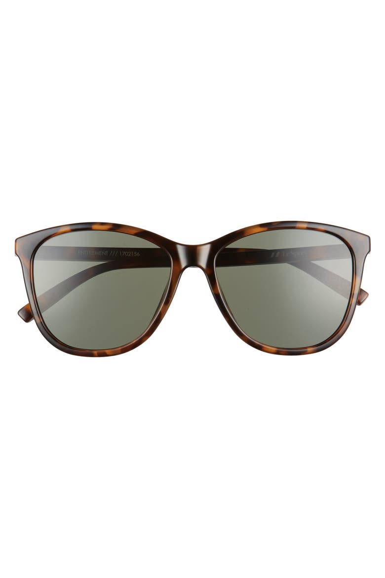 Entitlement 57mm Sunglasses, Main, color, MILKY TORT
