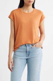 Wit & Wisdom Crochet Cap Sleeve Tee