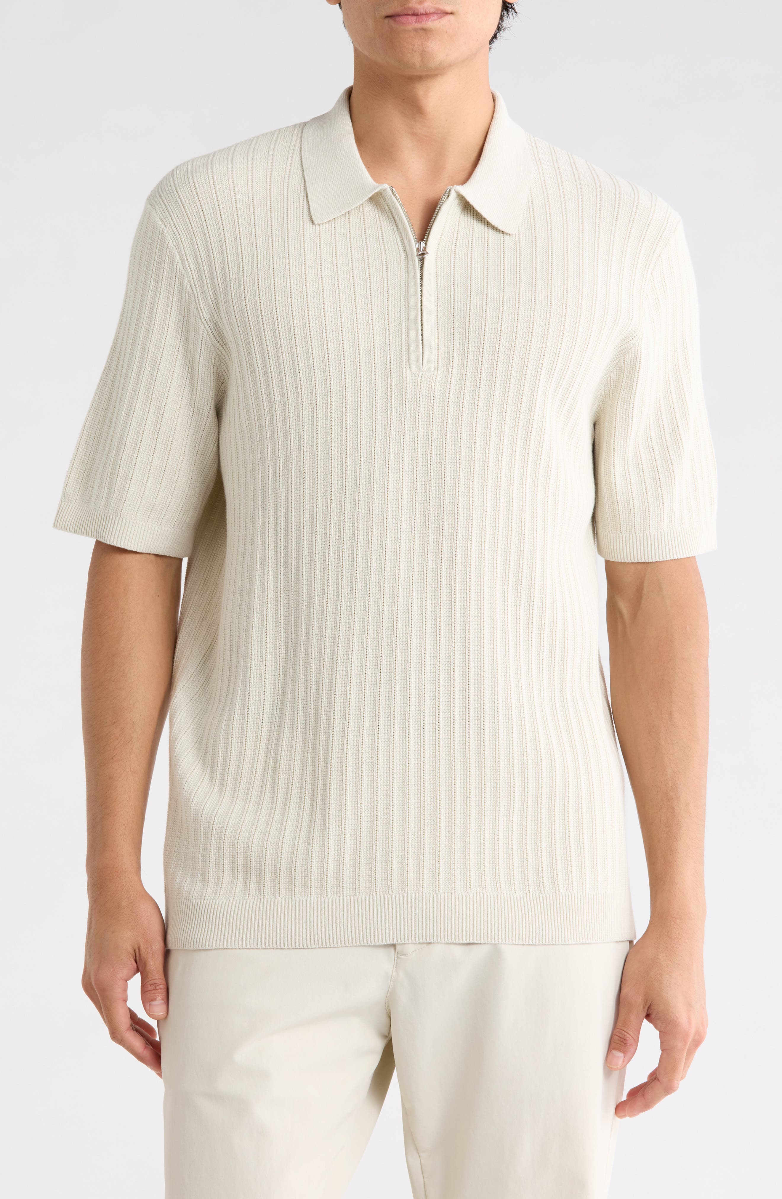 Lewis Quarter Zip Polo Shirt - image 3