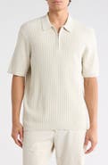 rag & bone Lewis Quarter Zip Polo Shirt