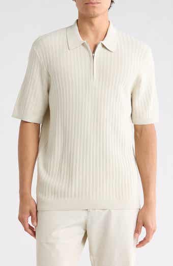 Lewis Quarter Zip Polo Shirt