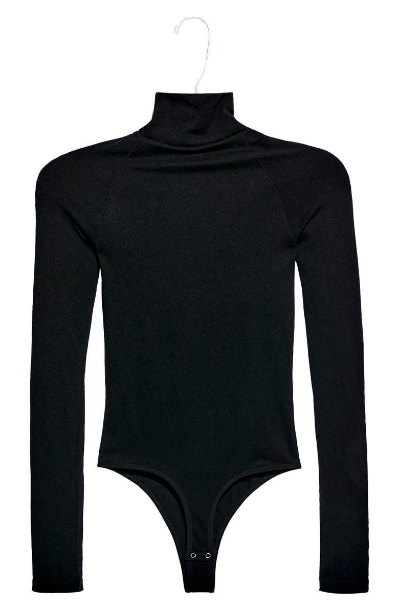 Free People Ribbed Turtleneck Bodysuit, Main, color,