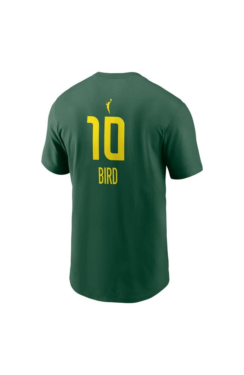 Nike Men's Nike Sue Bird Green Seattle Storm Explorer Edition Name & Number T-Shirt, Alternate, color, 