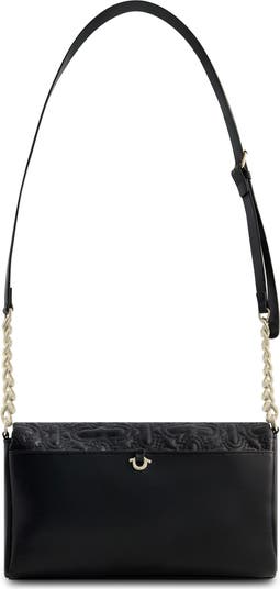 Quilted Horseshoe Flap Bag