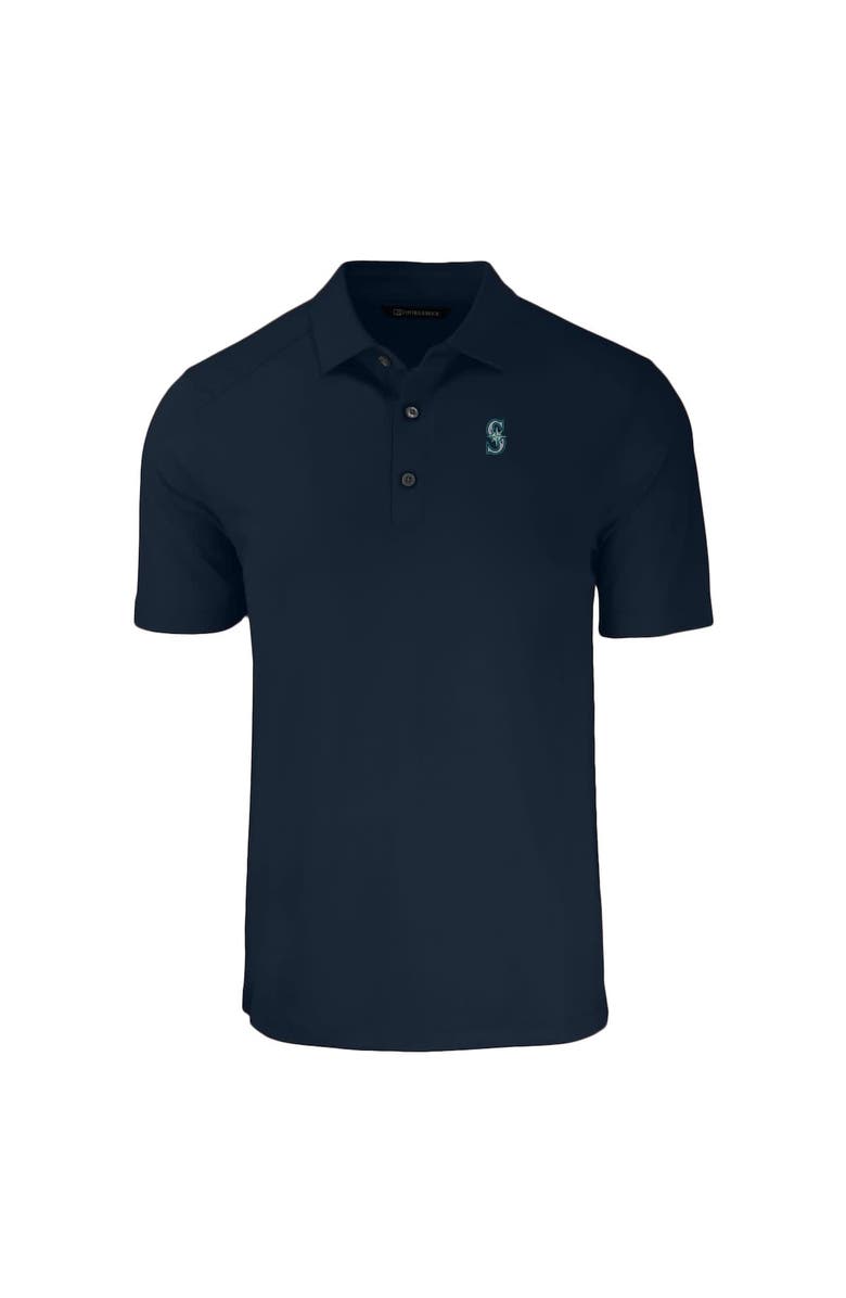 Cutter & Buck Men's Cutter & Buck Navy Seattle Mariners Big & Tall Forge Eco Stretch Recycled Polo, Alternate, color, 