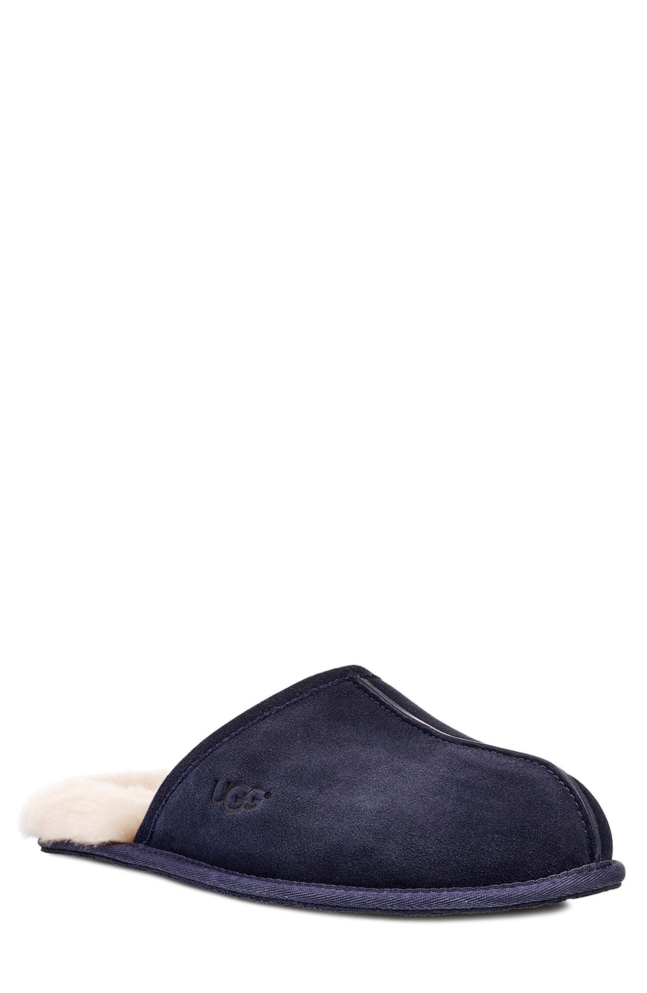 Scuff Slipper, Main, color, TRUE NAVY