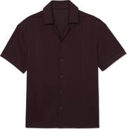 Reiss Ando Texture Stripe Camp Shirt
