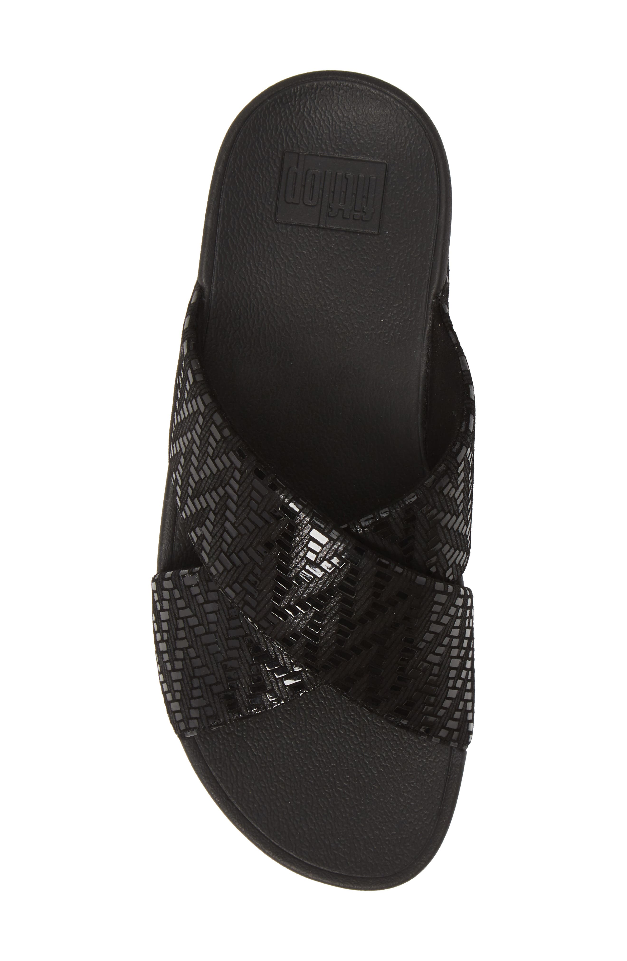 FitFlop Lulu Chevron Slide Sandal, Alternate, color, 