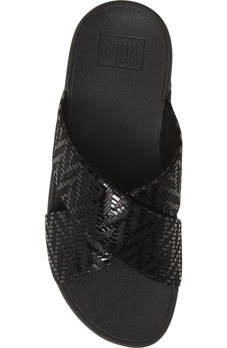 FitFlop Lulu Chevron Slide Sandal, Alternate, color,