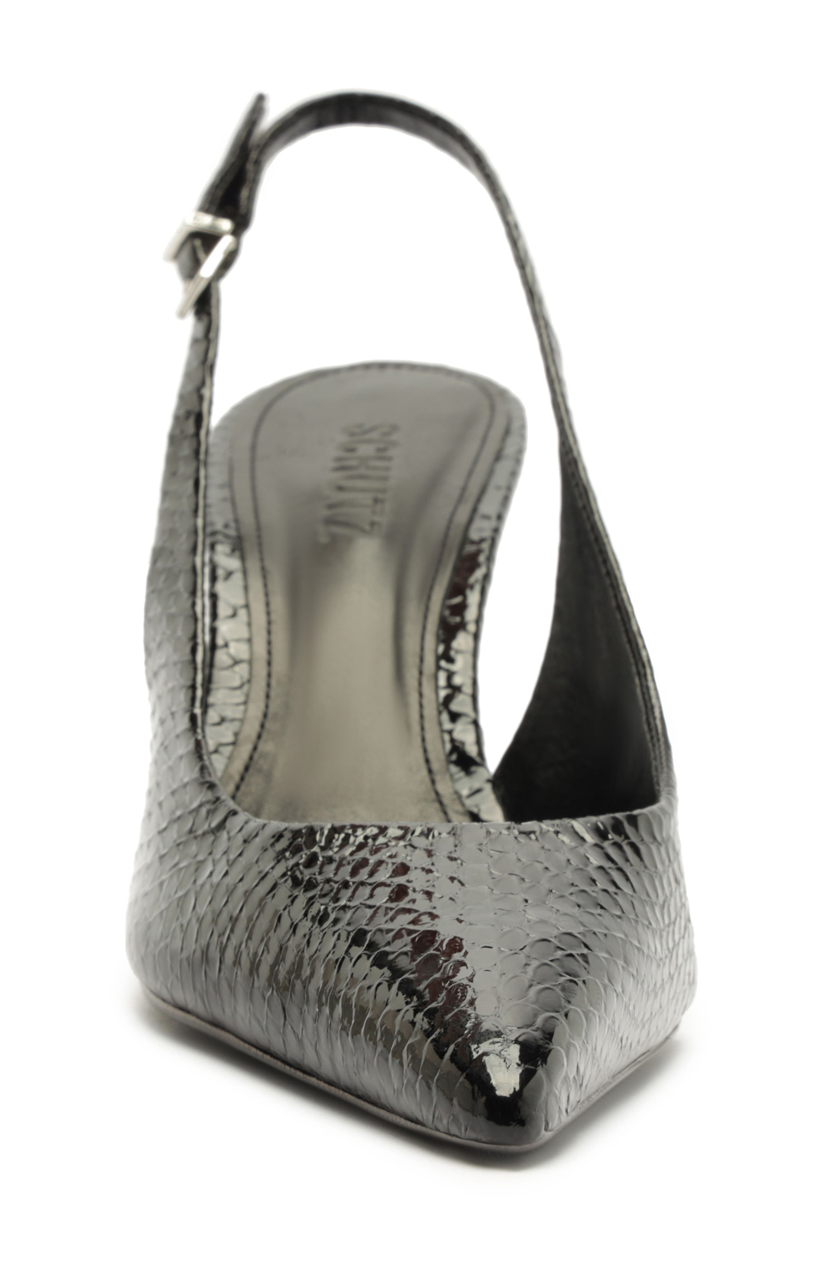 Schutz Paola Slingback Pump, Alternate, color, Black