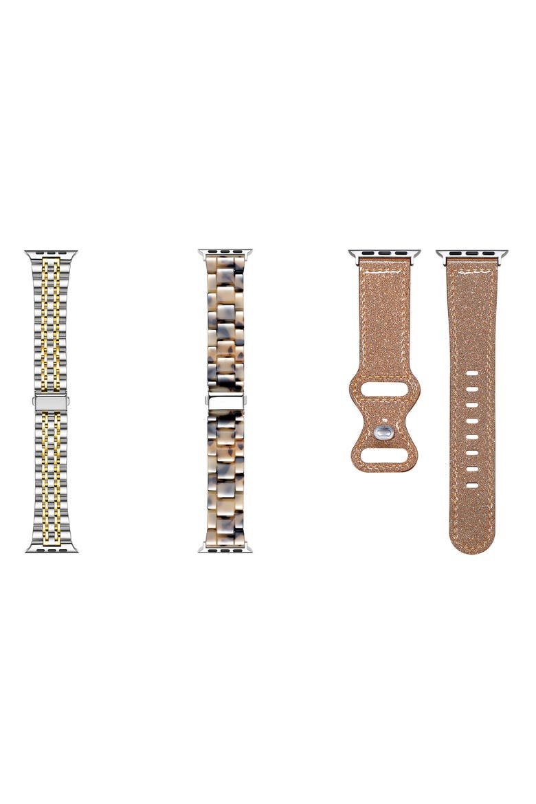 Assorted 3-Pack 20mm Apple Watch® Watchbands, Main, color, MULTI