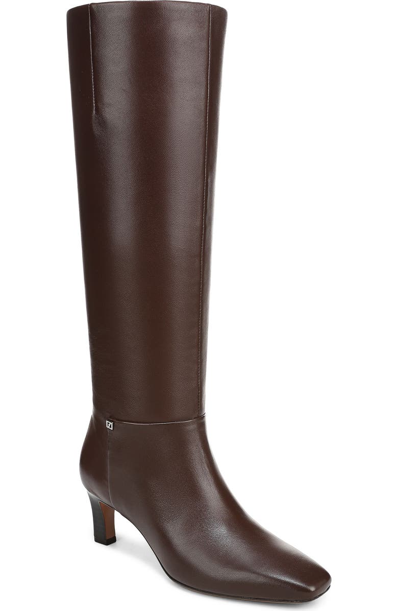Franco Sarto Timmy Knee High Boot, Main, color, Dark Brown