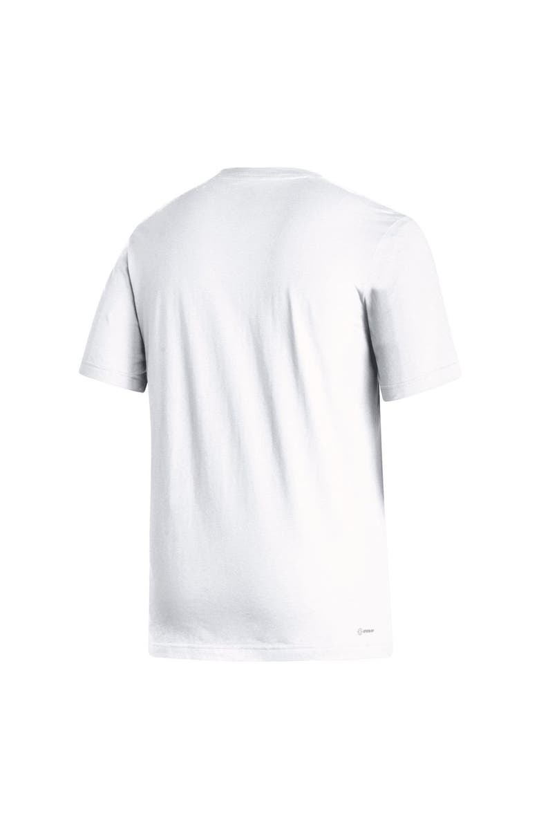 adidas Men's adidas White Kansas Jayhawks Locker Lines Baseball Fresh T-Shirt, Alternate, color, 