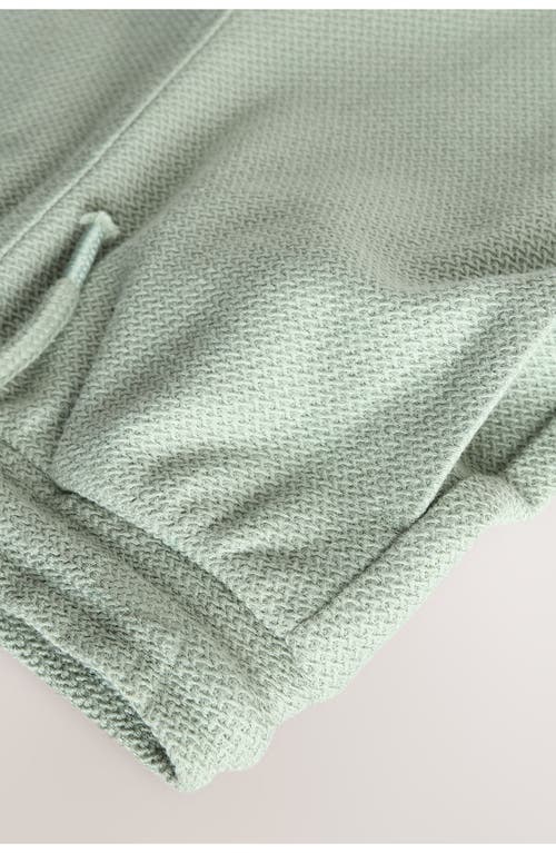 Next Kids' Textured Cotton Knit Pocket T-shirt & Shorts Set