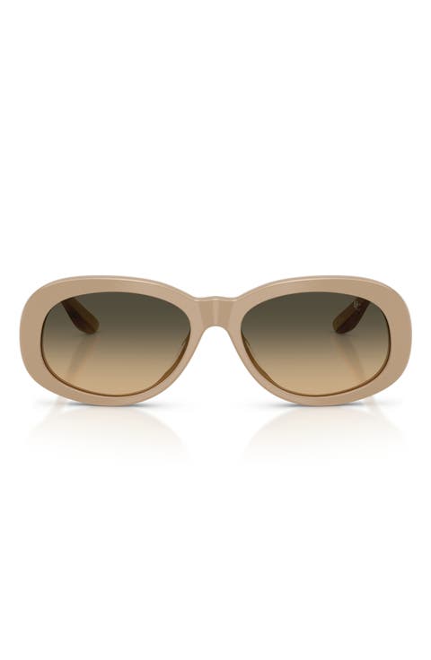 Claire 55mm Gradient Irregular Sunglasses