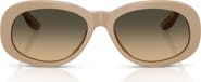 Brunello Cucinelli Claire 55mm Gradient Irregular Sunglasses