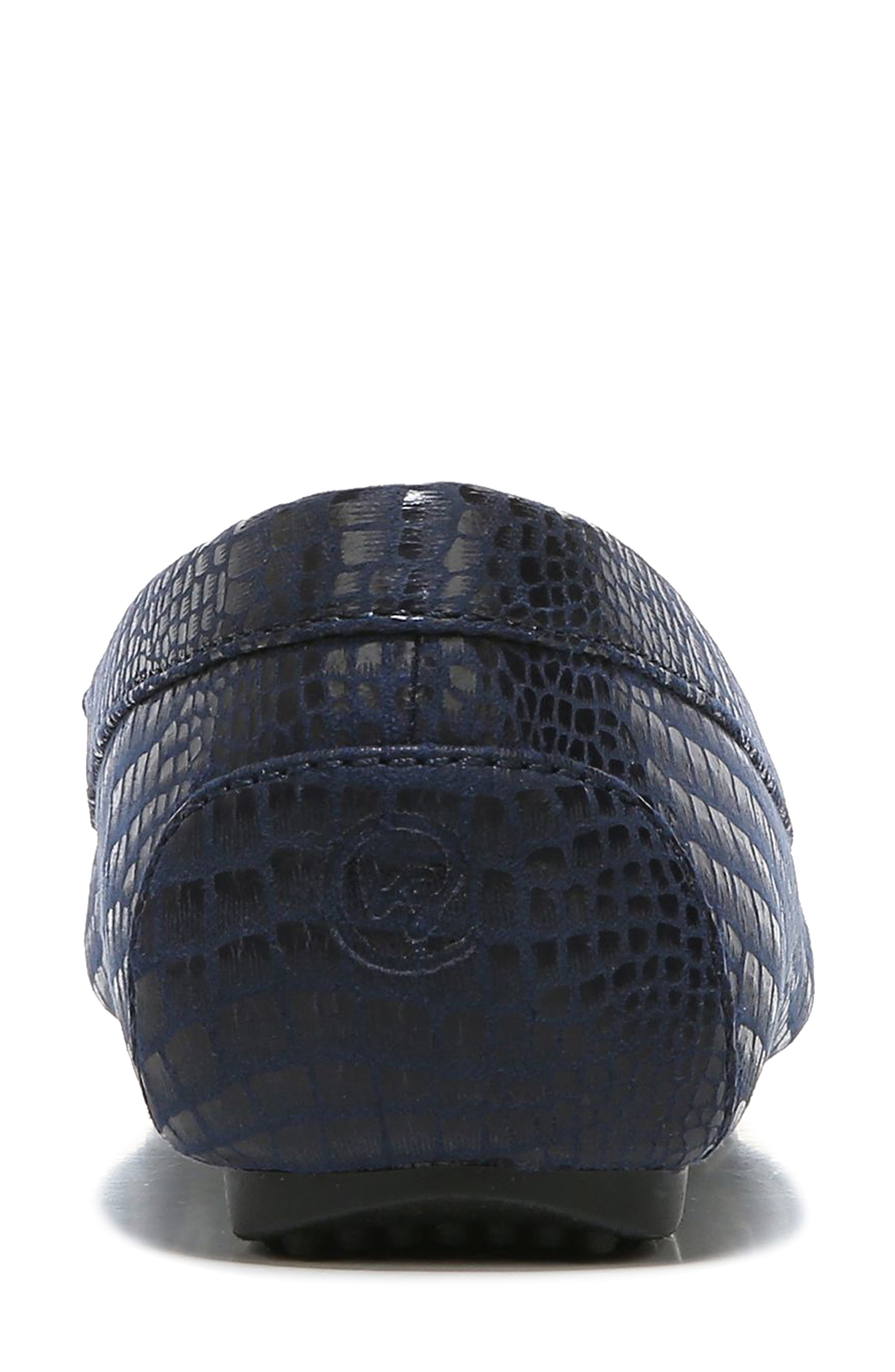 Turnpike Croc Embossed Loafer, Alternate, color, LUX NAVY