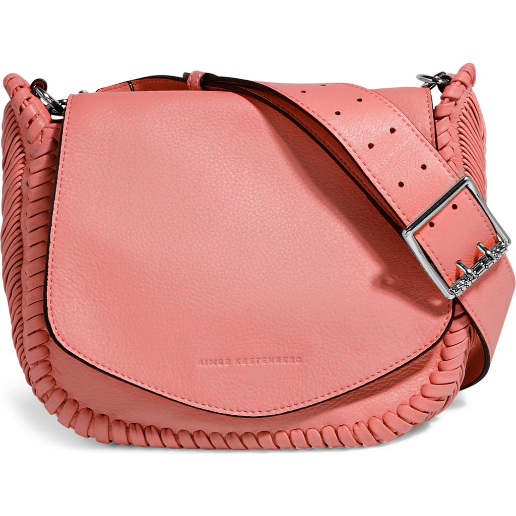 Aimee Kestenberg All For Love Leather Crossbody Bag In Pink