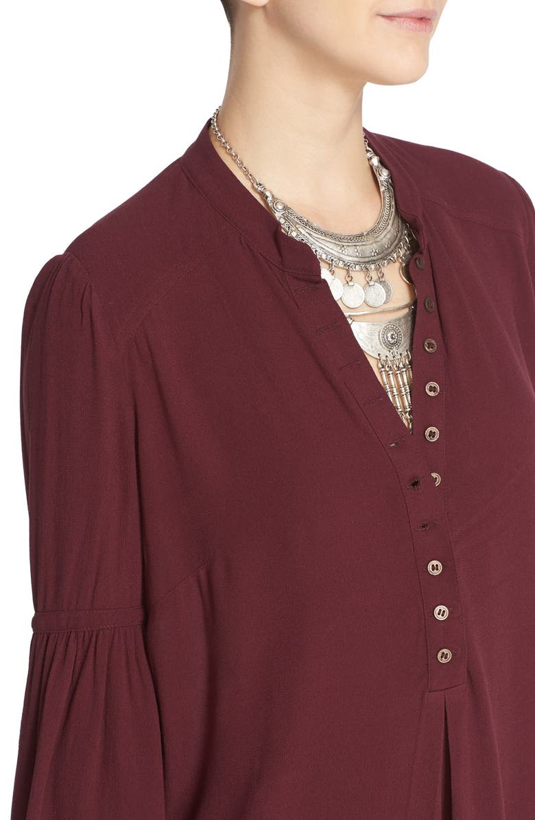Free People 'Easy Girl' Bell Sleeve Top, Alternate, color, 