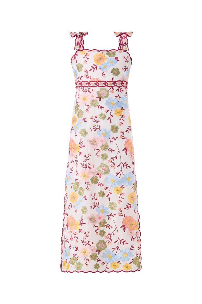 Penelope Cotton Embroidered Maxi Dress, Main, color, Floral