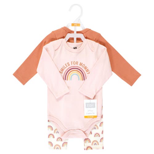 Hudson Baby Cotton Bodysuit And Pant Set In Multi