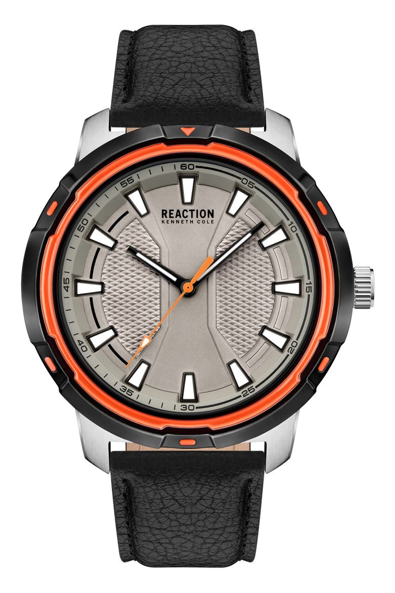 Classic Strap Watch, 48mm, Main, color, GREY/ BLACK