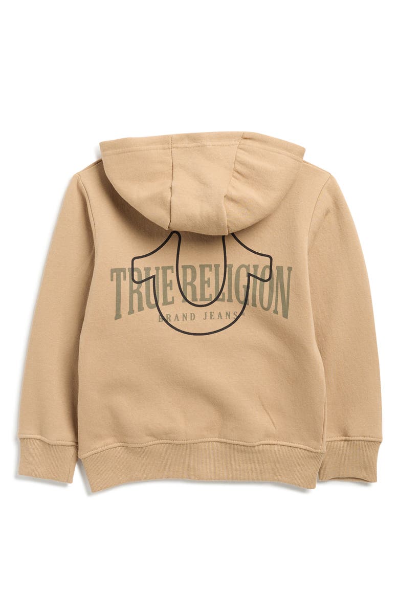 True Religion Kids' Fleece Zip Hoodie & Joggers Set, Alternate, color, Trvet