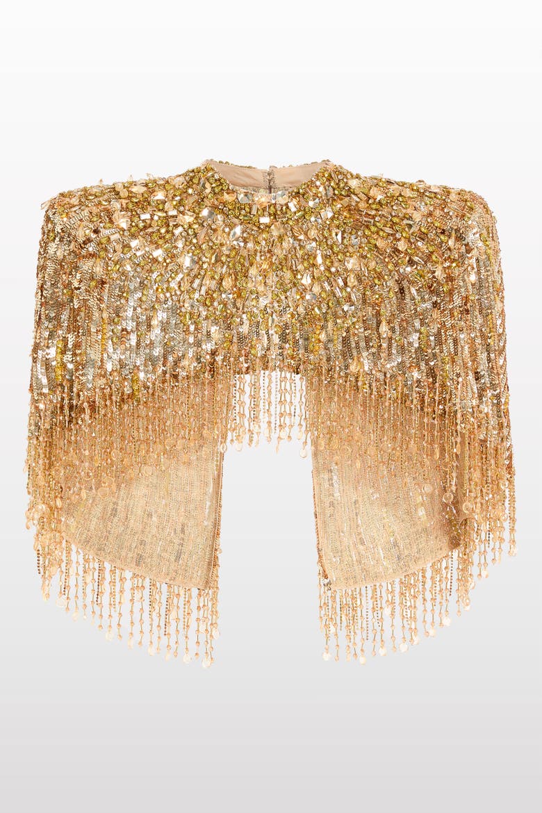Ellen Mock-Neck Beaded Top, Alternate, color, Illusion