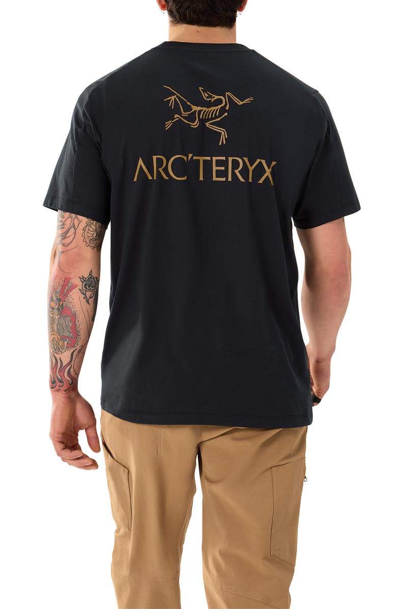 Arc'teryx Kragg Bird Worm Cotton Graphic T-Shirt, Alternate, color, 24K Black
