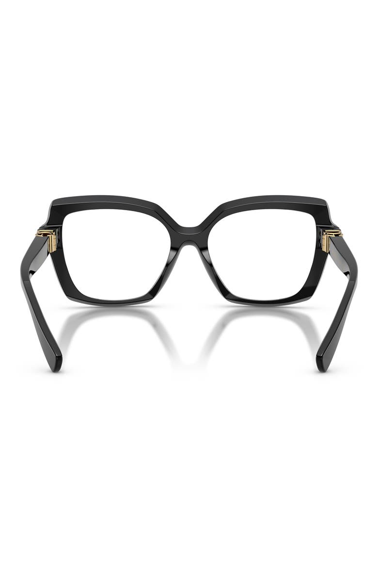 55mm Butterfly Optical Glasses, Alternate, color, BLACK