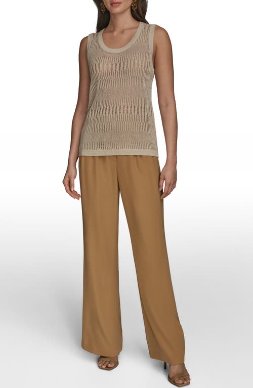 Donna Karan New York Open Stitch Sweater Tank