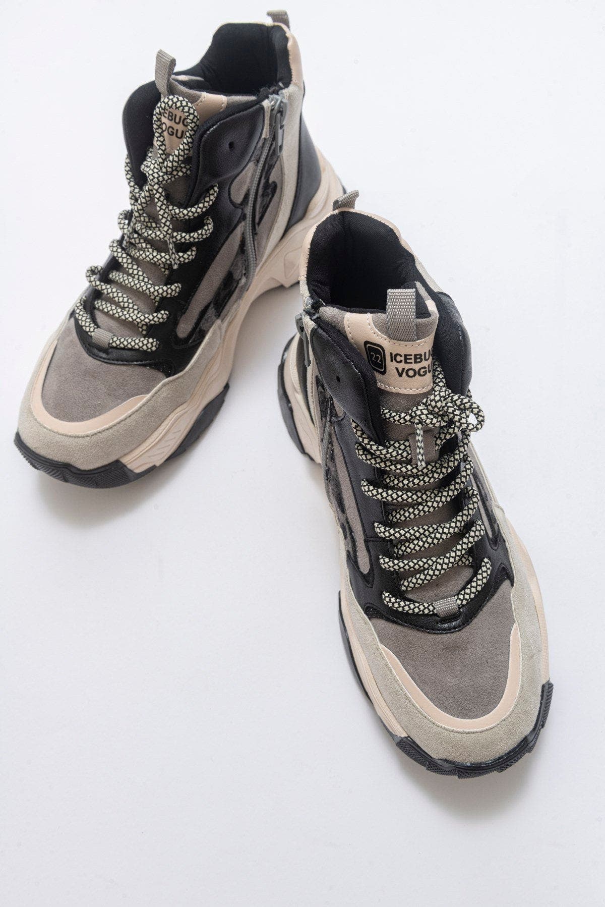 Prologue Shoes Olivia Sport Boot, Alternate, color, Ice Black Faux Leather