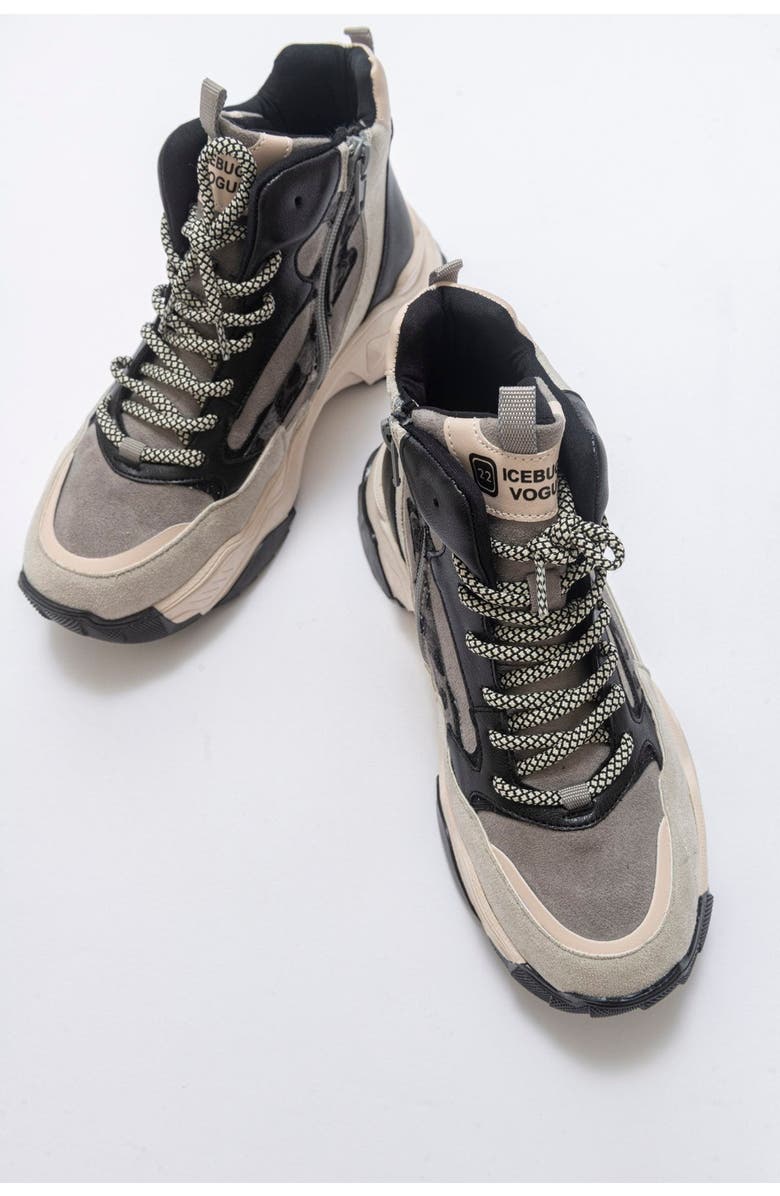 Prologue Shoes Olivia Sport Boot, Alternate, color, Ice Black Faux Leather