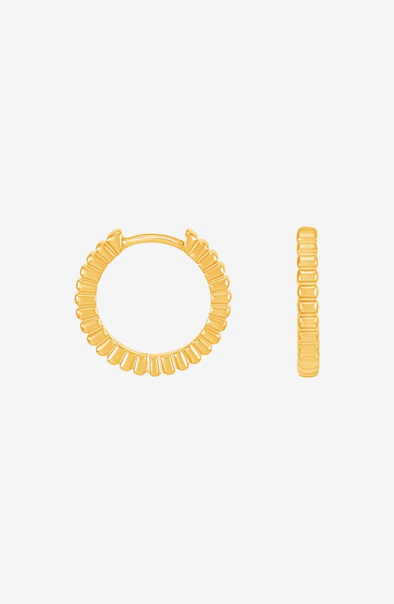 Dower & Hall Humbug Huggie Hoops, Main, color, Yellow Gold Vermeil