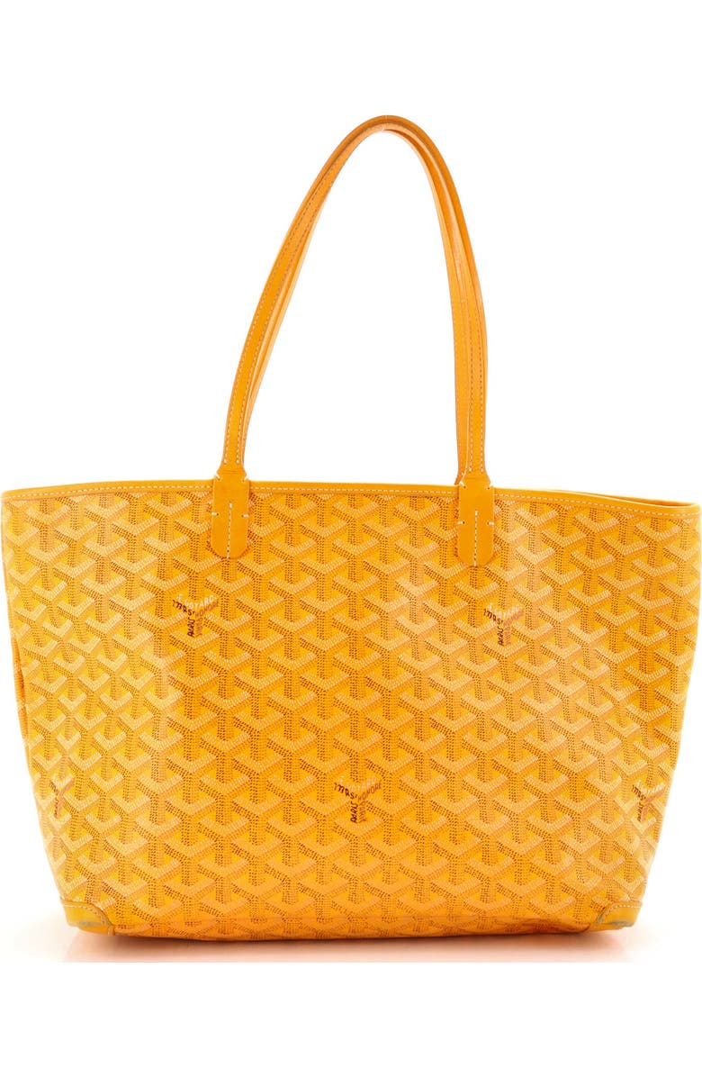 Pre-Owned Goyard Artois Tote Coated Canvas PM, Main, color, Yellow