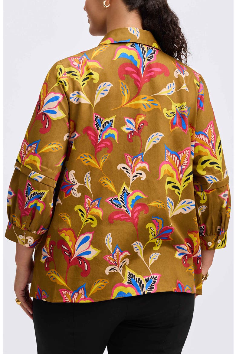 Frankie Floral Wrinkle Resistant Top, Alternate, color, MULTI