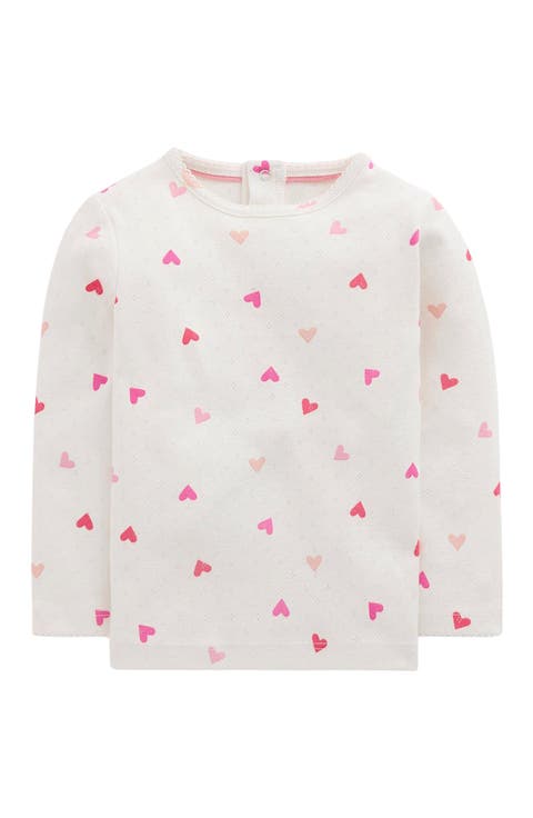 Kids' Cotton Pointelle Top