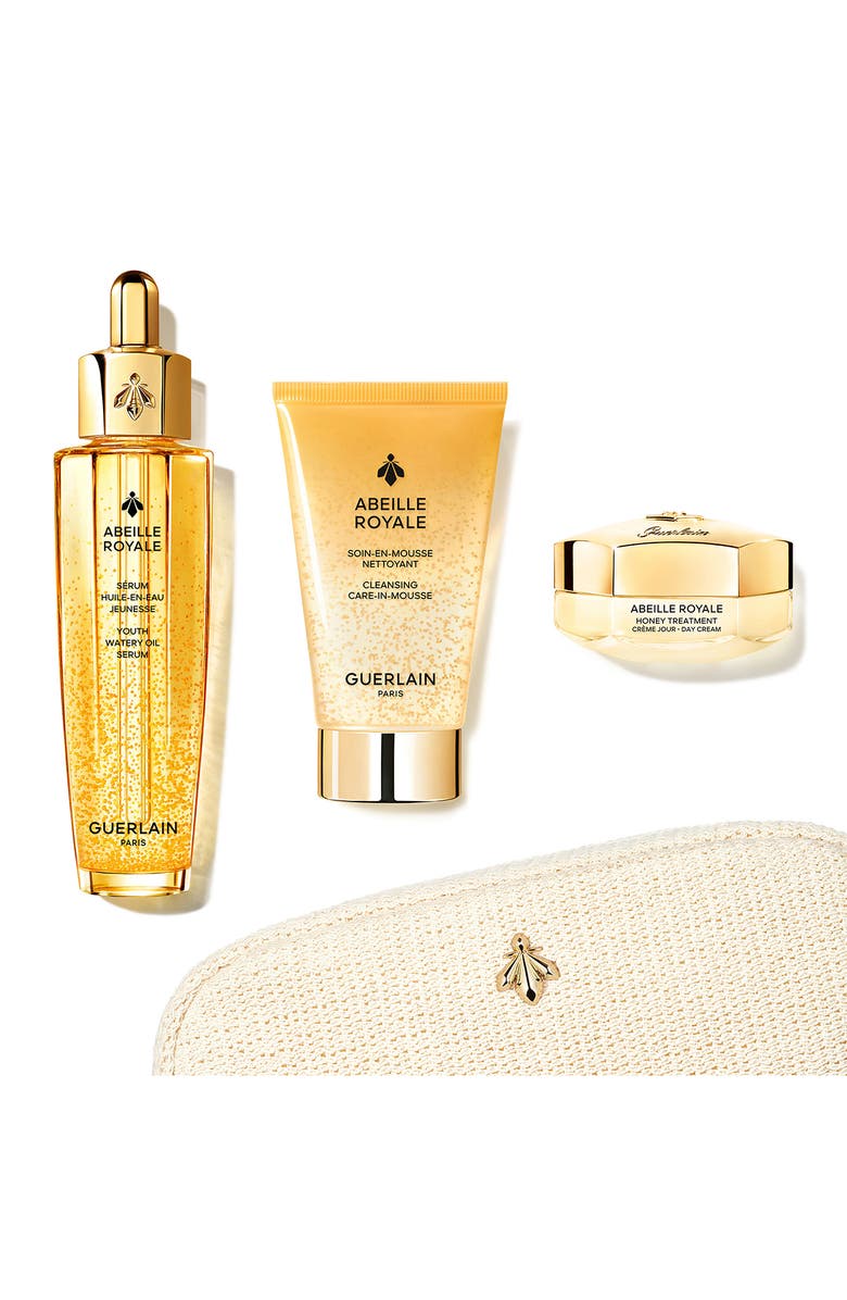 Guerlain Abeille Royale Anti-Aging Youth Watery Oil Serum Set $220 Value, Alternate, color, 