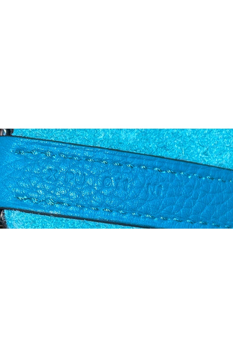 Pre-Owned Hermes Picotin Lock Bag Clemence MM, Alternate, color, Bleu Paon