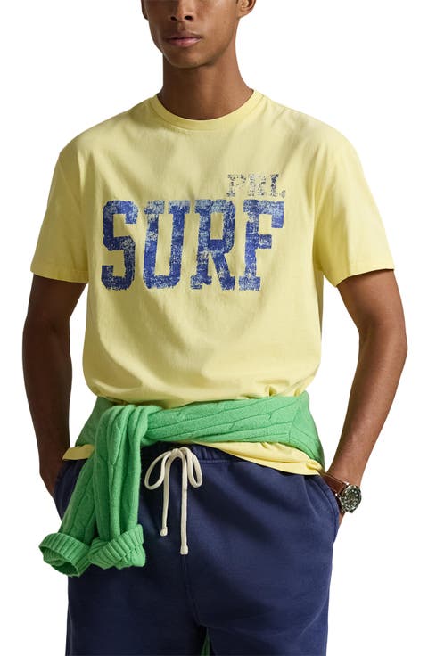 Surf Cotton Graphic T-Shirt