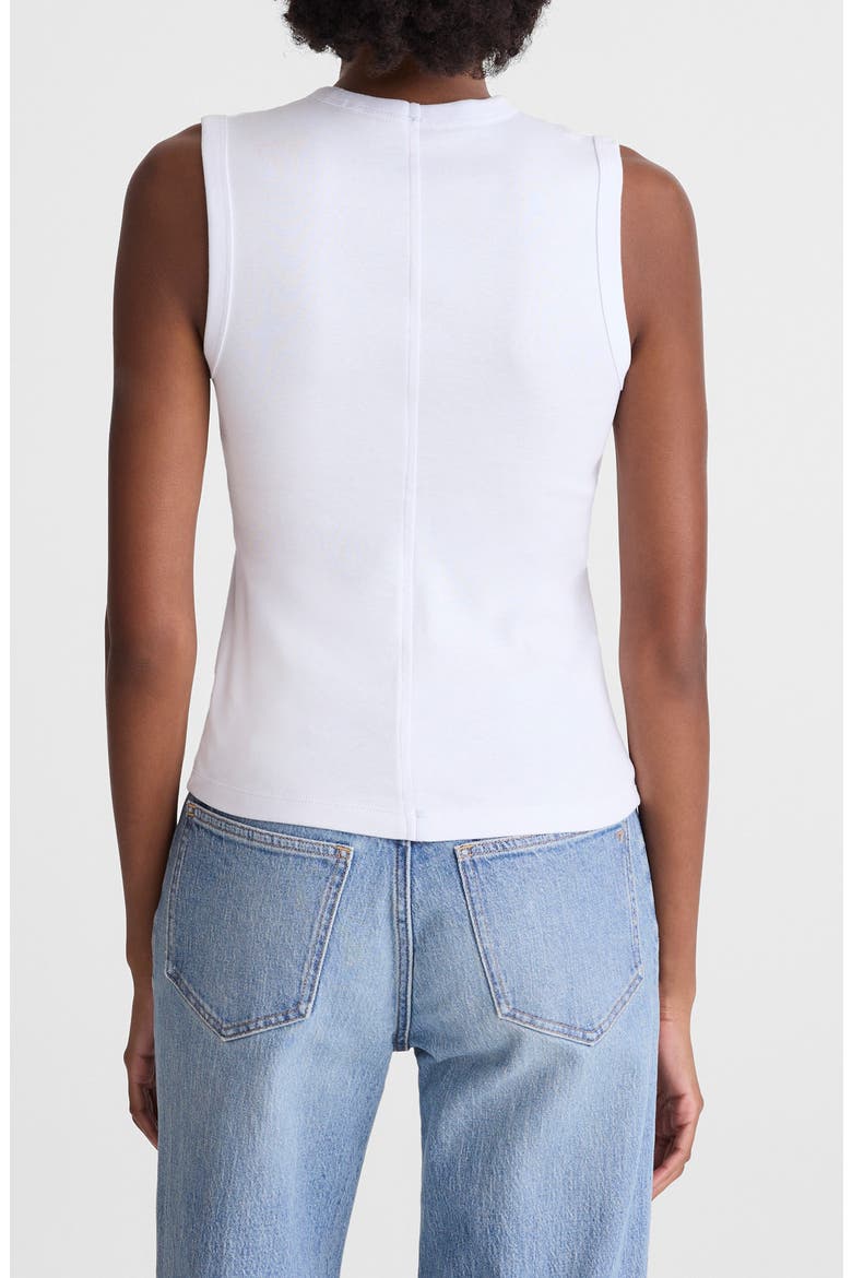 '90s Shell Tank, Alternate, color, WHITE