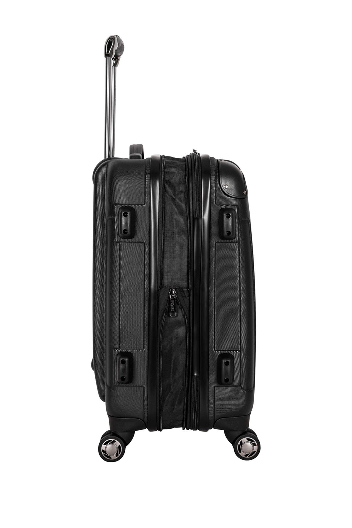 Kenneth Cole Reaction Renegade 3-Piece Lightweight Hardside Expandable Luggage Set, Alternate, color, Black