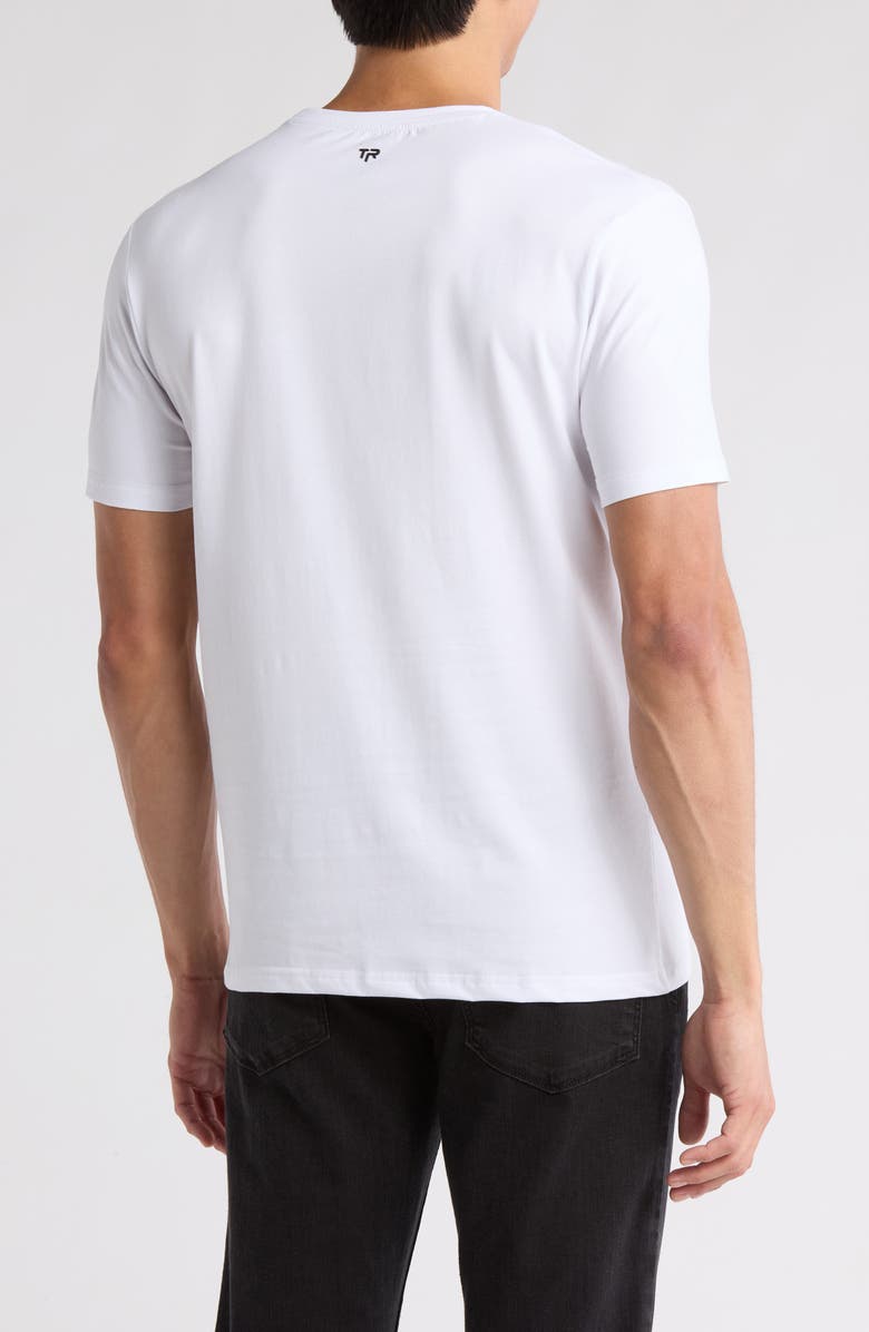 T.R. PREMIUM 3D Abstract Stretch Cotton Graphic T-Shirt, Alternate, color,