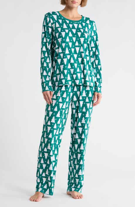Pillow Talk Merry Trees Long Sleeve Pajamas