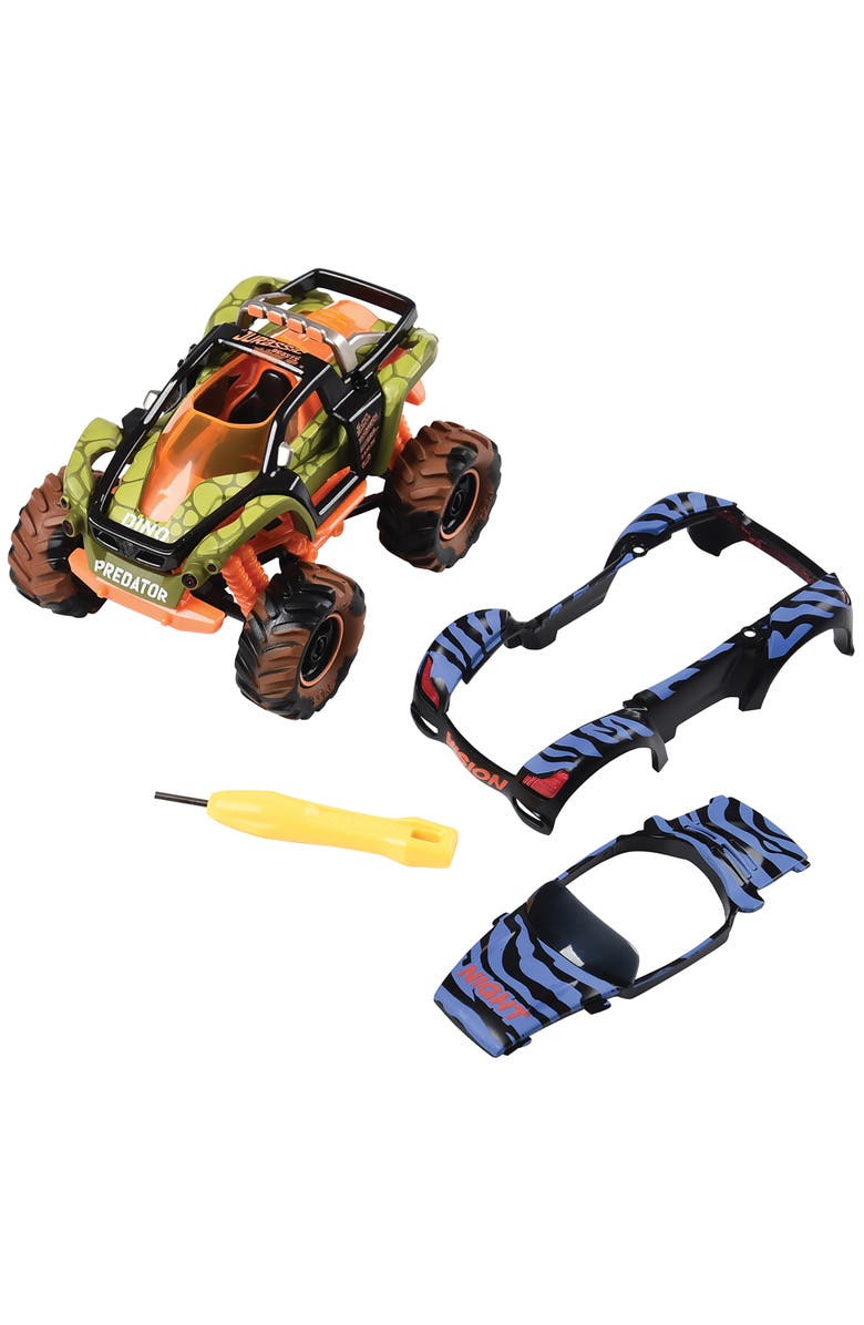 Modarri Jurassic Beasts Turbo Monster Truck, Alternate, color, Multicolored