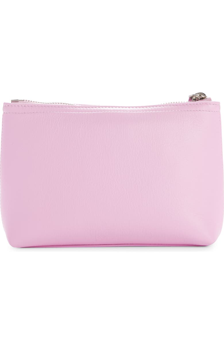 Givenchy Small Voyou Leather Wristlet, Alternate, color, 662-Candy Pink